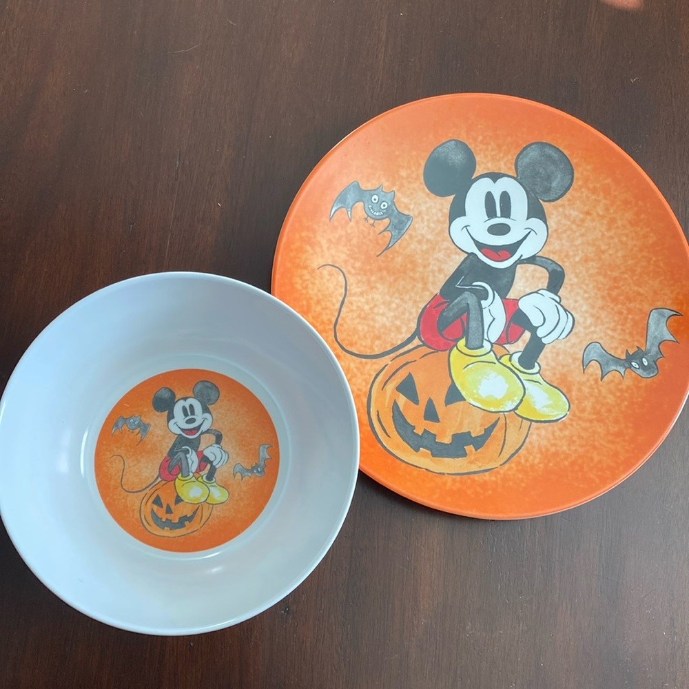 Pottery Barn Kids plate and bowl